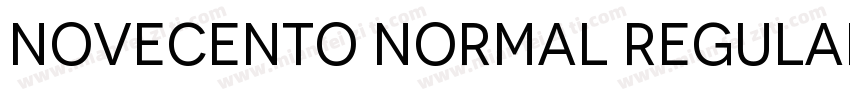 Novecento Normal Regular字体转换